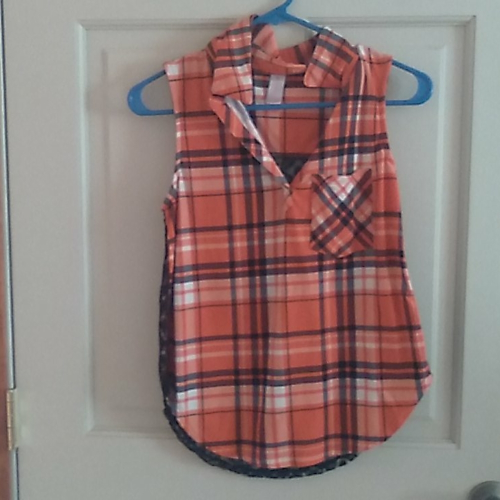 Red plaid shirt